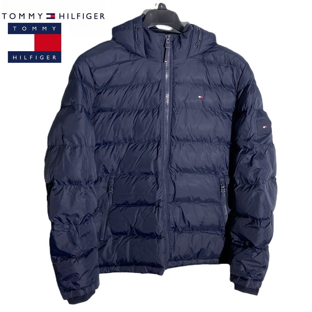 NWT Tommy Hilfiger 
Men's Quilted Puffer Jacket
Color: Midnight Navy